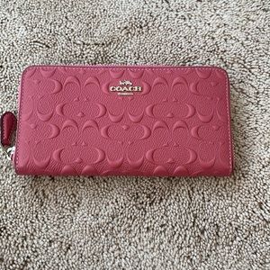 Pink Coach Wallet